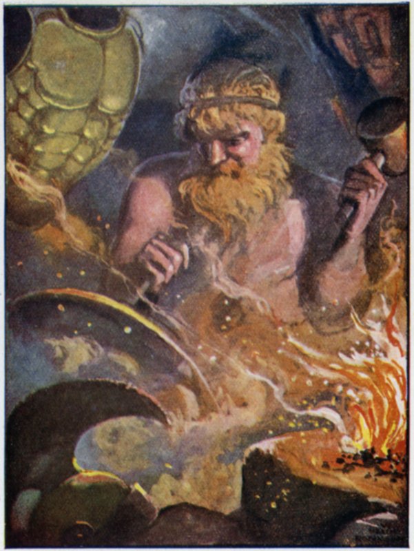 The Making of the Arms of Achilles by William Heath Robinson
