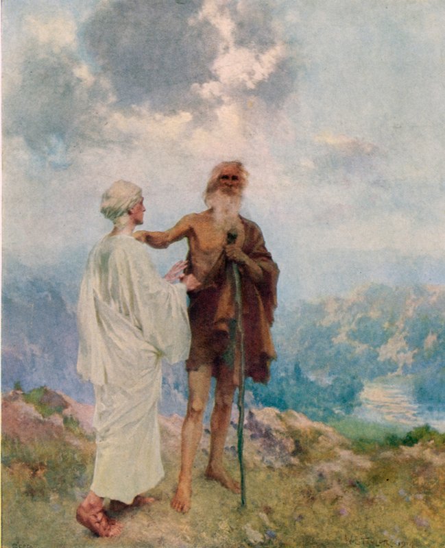 The Parting of Elijah and Elisha by William Ladd Taylor