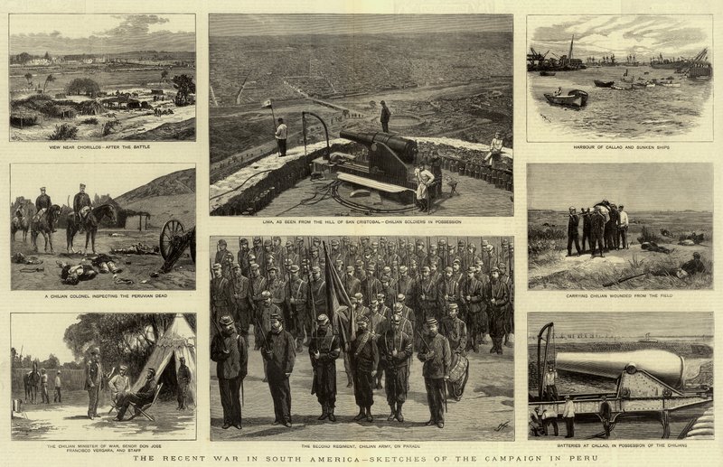 The Recent War in South America, Sketches of the Campaign in Peru by William Lionel Wyllie