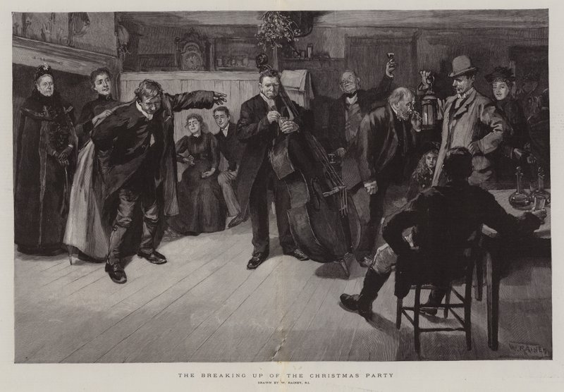 The Breaking up of the Christmas Party by William Rainey