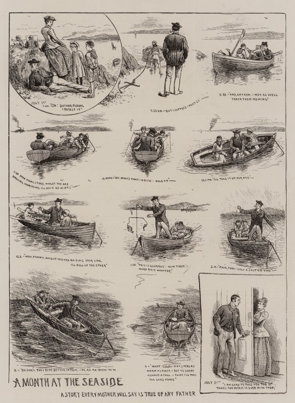 A Month at the Seaside by William Ralston