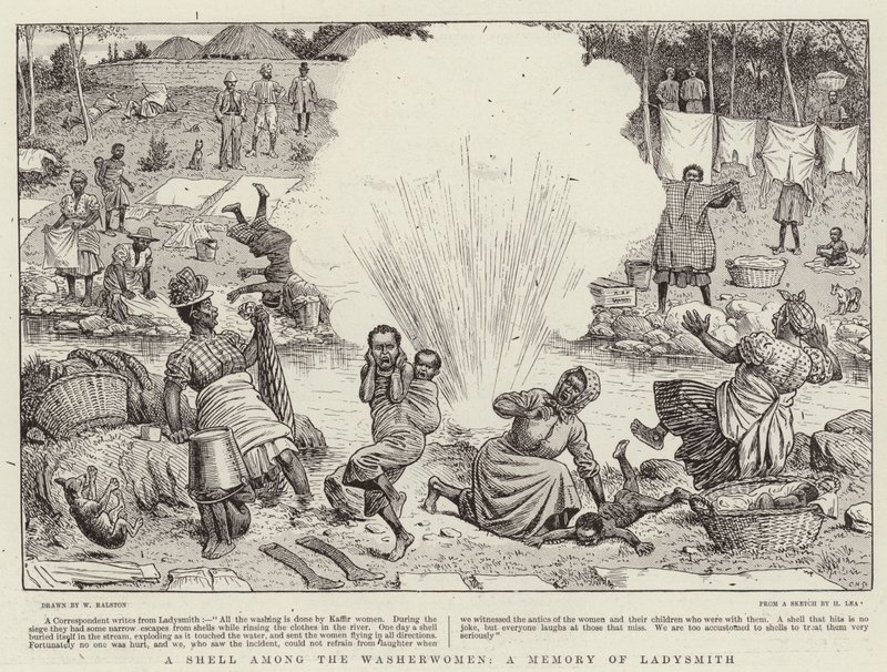 A Shell Among the Washerwomen, A Memory of Ladysmith by William Ralston