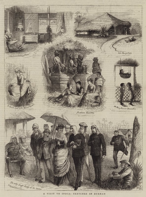 A Visit to India, Sketches in Burmah by William Ralston