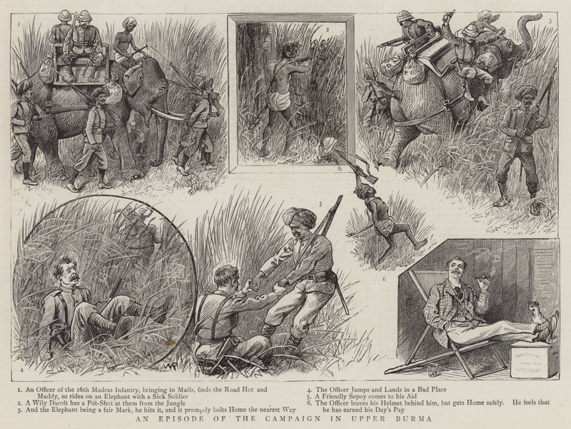 An Episode of the Campaign in Upper Burma by William Ralston