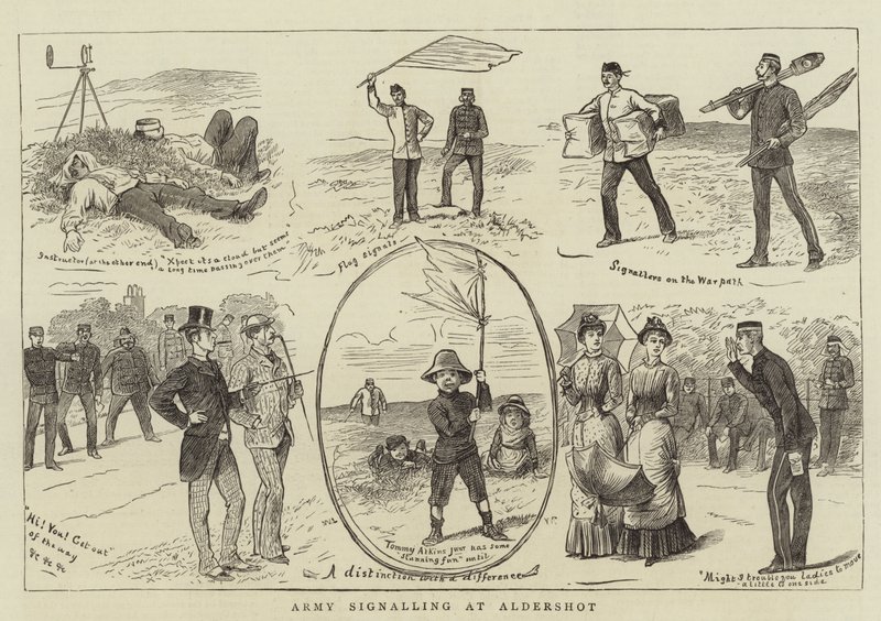 Army Signalling at Aldershot by William Ralston
