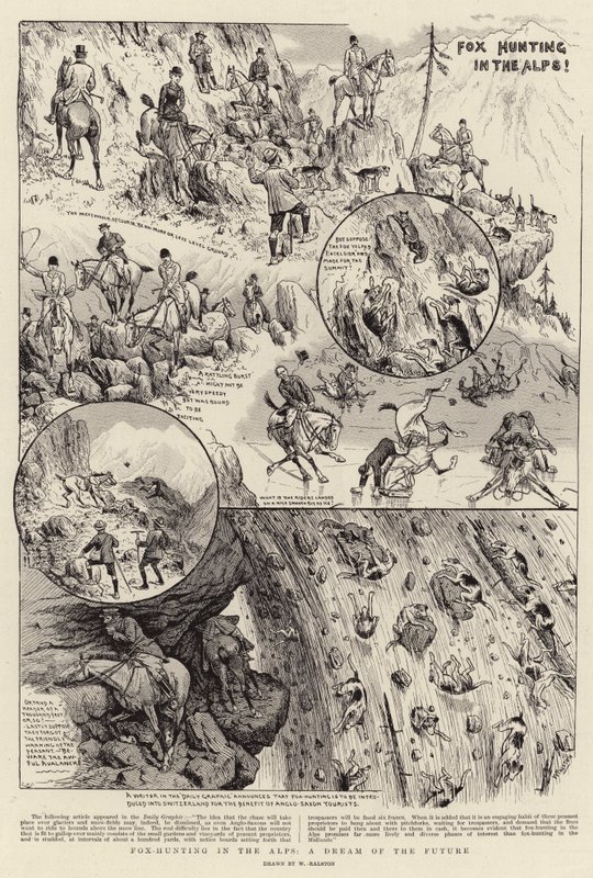 Fox-Hunting in the Alps, a Dream of the Future by William Ralston