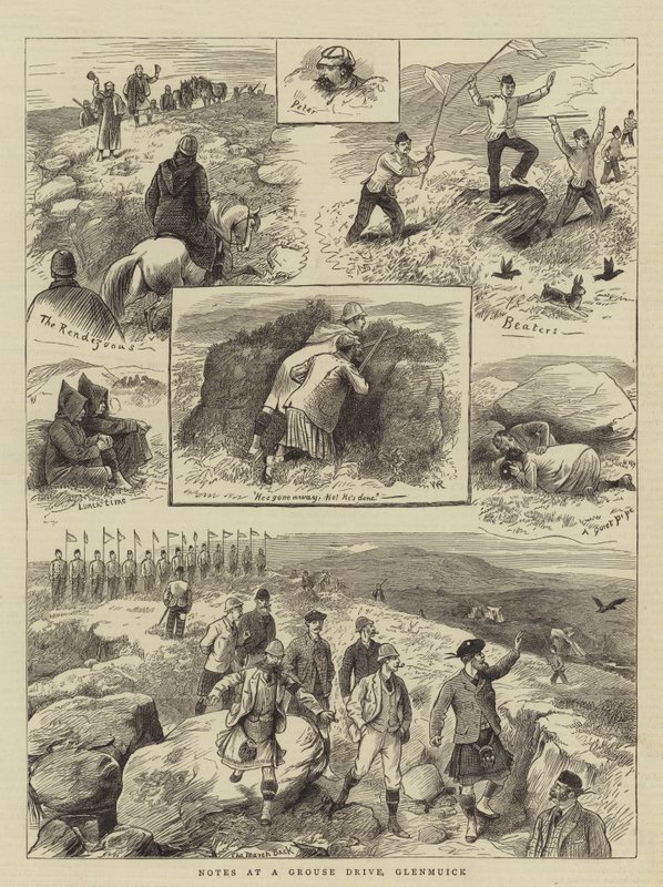 Notes at a Grouse Drive, Glenmuick by William Ralston