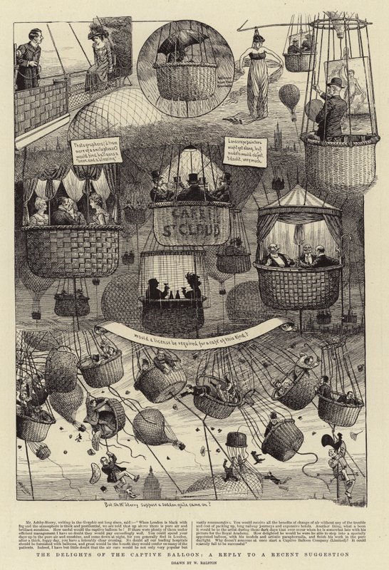 The Delights of the Captive Balloon, a Reply to a Recent Suggestion by William Ralston