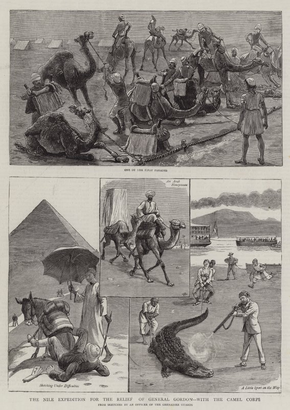 The Nile Expedition for the Relief of General Gordon, with the Camel Corps by William Ralston