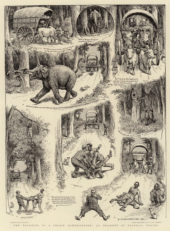 The Troubles of a Police Commissioner, an Incident of Tropical Travel by William Ralston