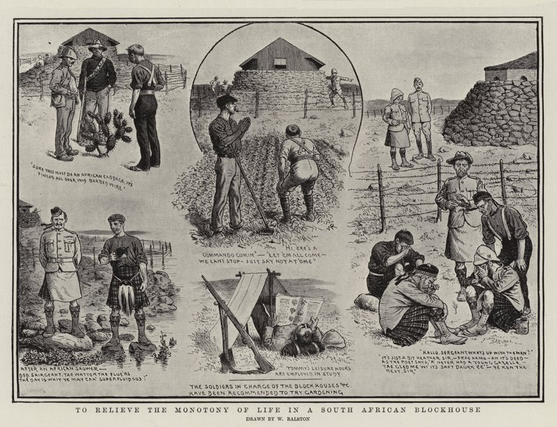 To Relieve the Monotony of Life in a South African Blockhouse by William Ralston