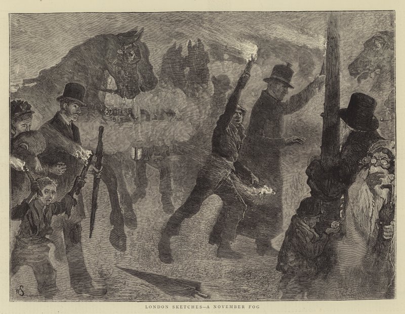 London Sketches, a November Fog by William Small