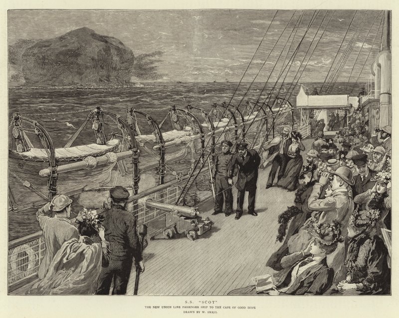 SS Scot, the New Union Line Passenger Ship to the Cape of Good Hope by William Small