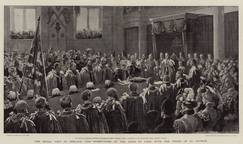 The Royal Visit to Ireland, the Investiture of the Duke of York with the Order of St Patrick by William Small