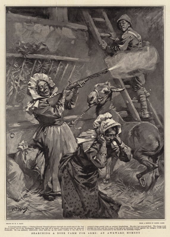 Searching a Boer Farm for Arms, an Awkward Moment by William T. Maud
