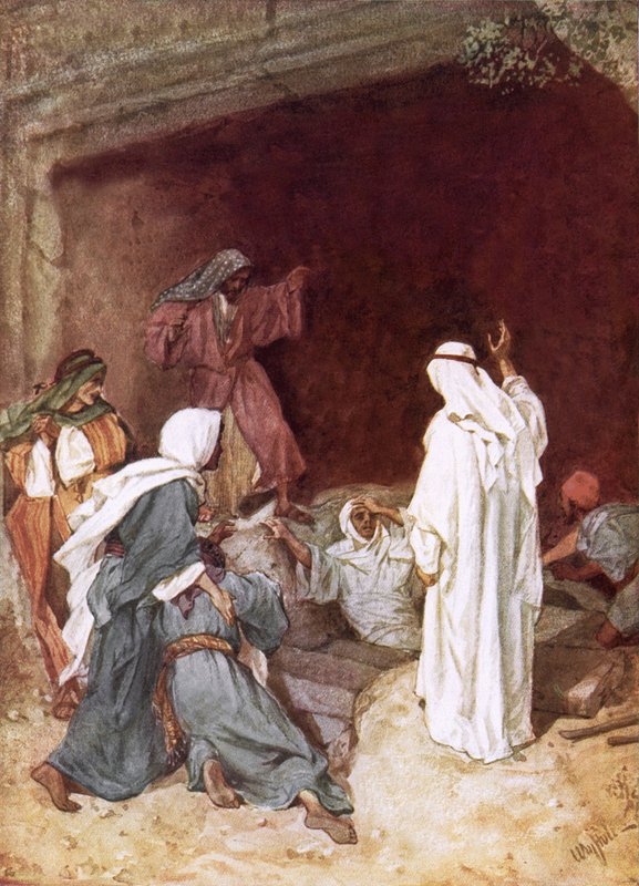 Jesus raising Lazarus from the dead by William Brassey Hole