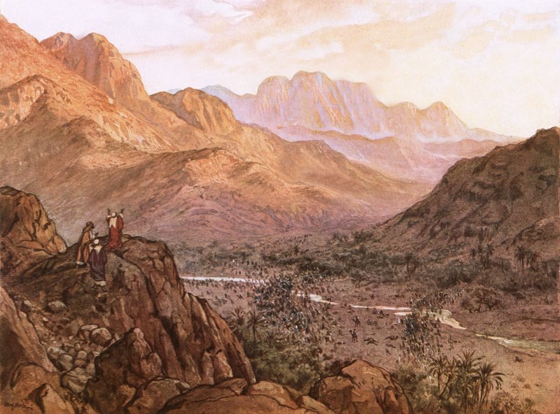 The Battle of Rephidim by William Brassey Hole