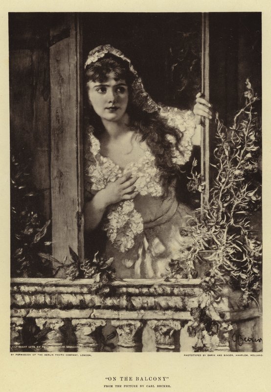 On the Balcony by William Brint Turner