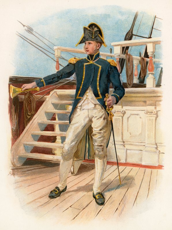 Post Captain, 18th Century by William Christian Symons