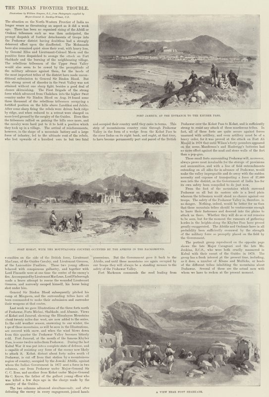 The Indian Frontier Trouble by William Crimea Simpson