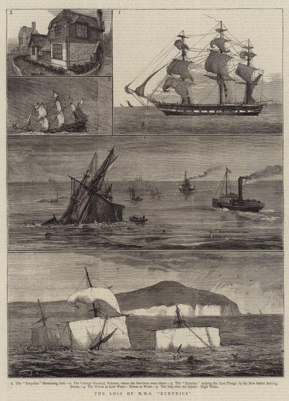 The Loss of HMS Eurydice by William Edward Atkins