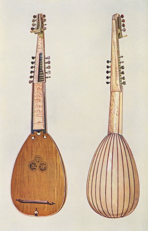 Musical instruments: Theorbo by William Gibb