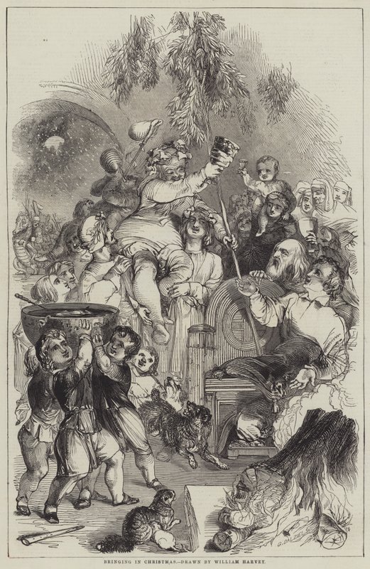 Bringing in Christmas by William Harvey