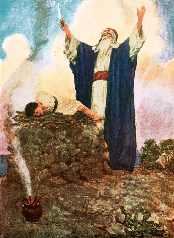 Abraham Offering Up Isaac by William Hatherell