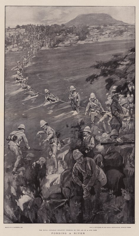 Fording a River by William Hatherell