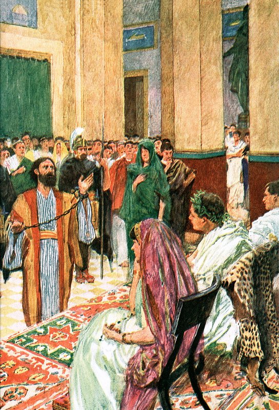 Paul Before Agrippa by William Hatherell