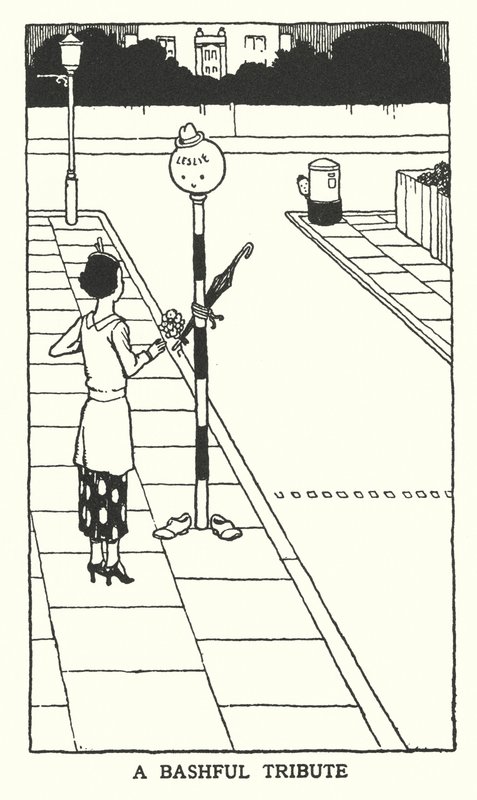 A Bashful Tribute by William Heath Robinson