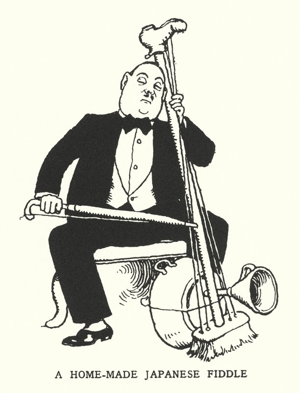 A Home-Made Japanese Fiddle by William Heath Robinson