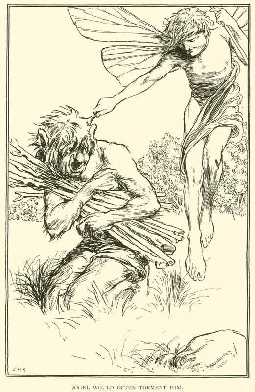 Ariel would often torment him by William Heath Robinson