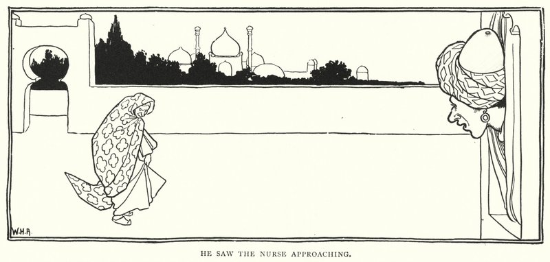 He saw the nurse approaching by William Heath Robinson