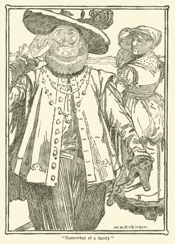 Illustration for Don Quixote by William Heath Robinson