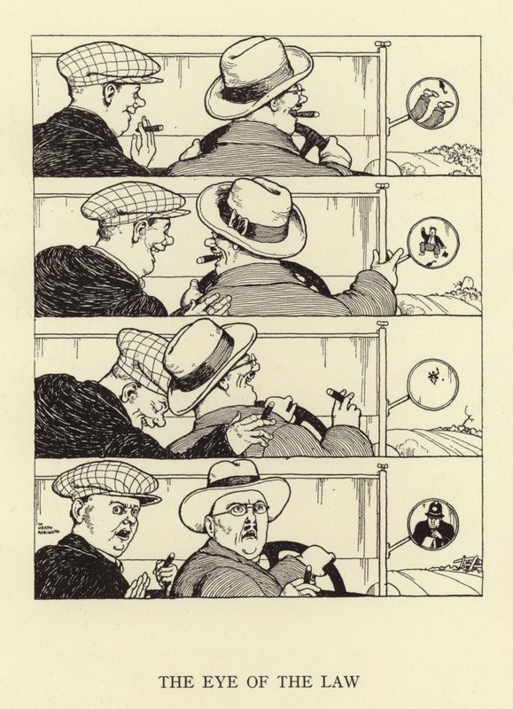 The Eye of the Law by William Heath Robinson