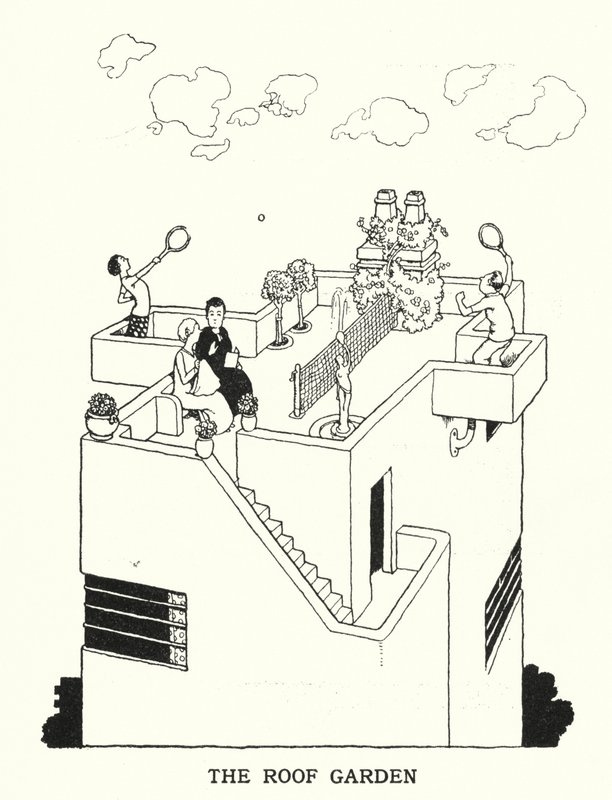 The Roof Garden by William Heath Robinson