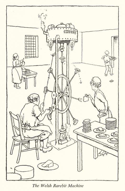 The Welsh Rarebit Machine by William Heath Robinson