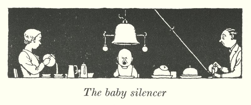 The Baby Silencer by William Heath Robinson