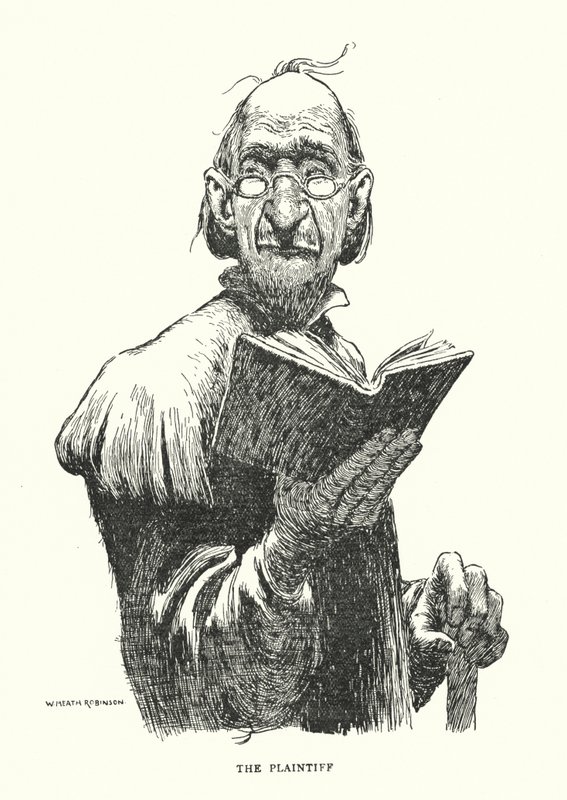 The Plaintiff by William Heath Robinson