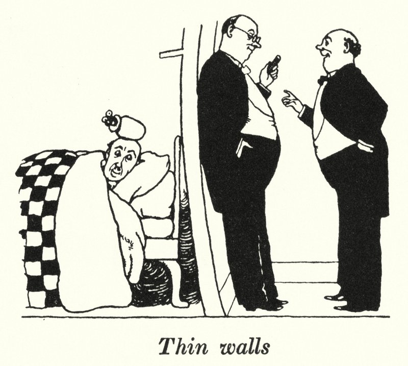 Thin walls by William Heath Robinson