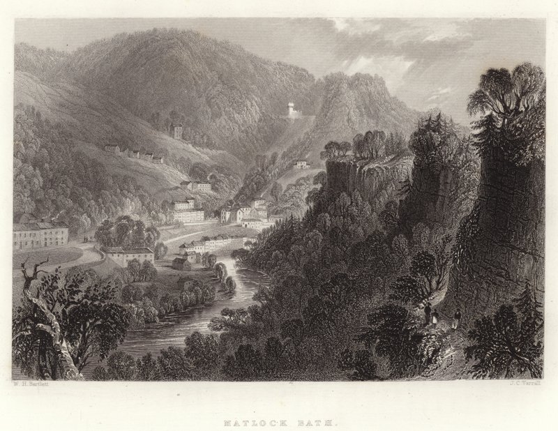 Matlock Bath by William Henry Bartlett