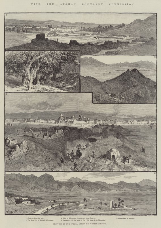 With the Afghan Boundary Commission by William Henry James Boot