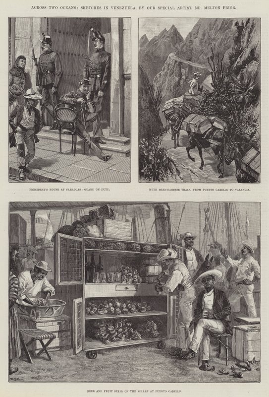 Across Two Oceans, Sketches in Venezuela by William Heysham Overend