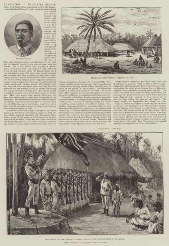 Annexation of the Gilbert Islands by William Heysham Overend