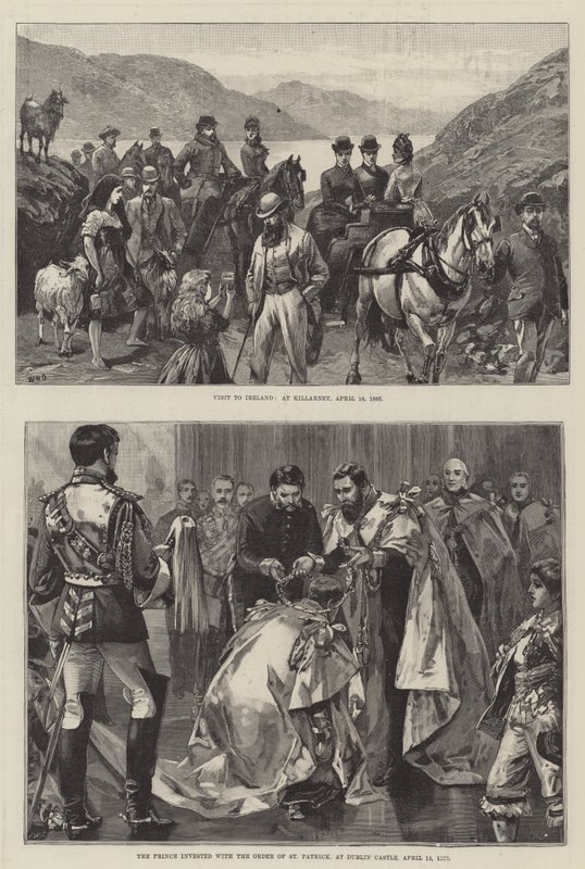Royal Visit to Ireland by William Heysham Overend