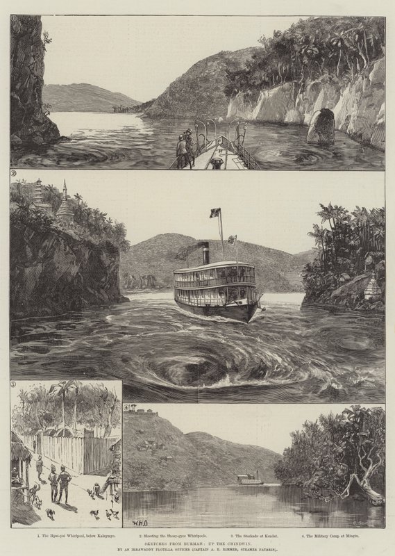 Sketches from Burmah, up the Chindwin by William Heysham Overend