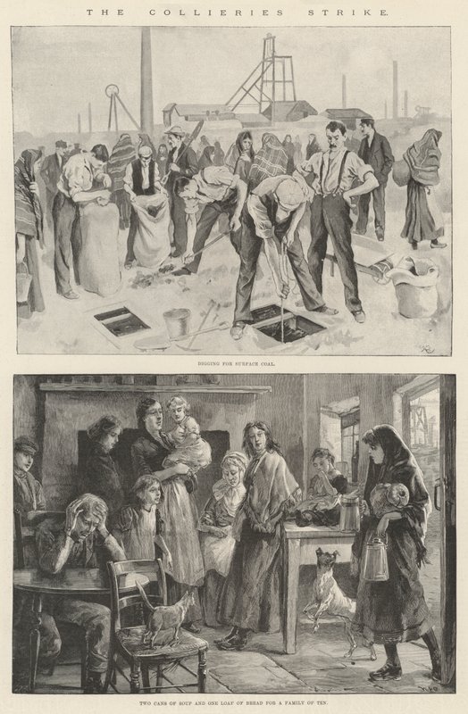 The Collieries Strike by William Heysham Overend
