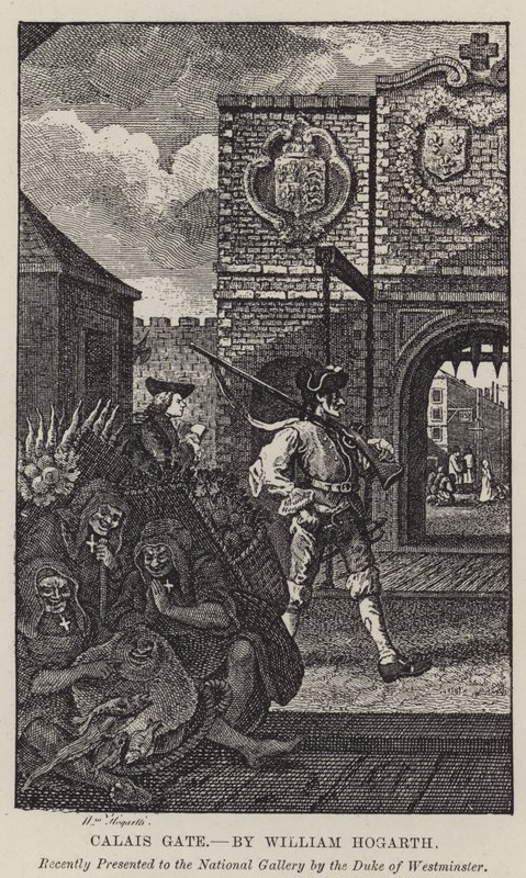 Calais Gate by William Hogarth