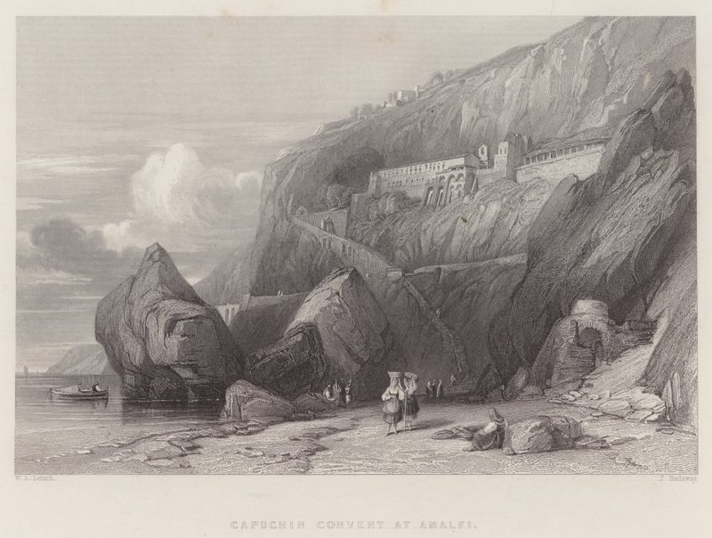 Capuchin Convent at Amalfi by William Leighton Leitch